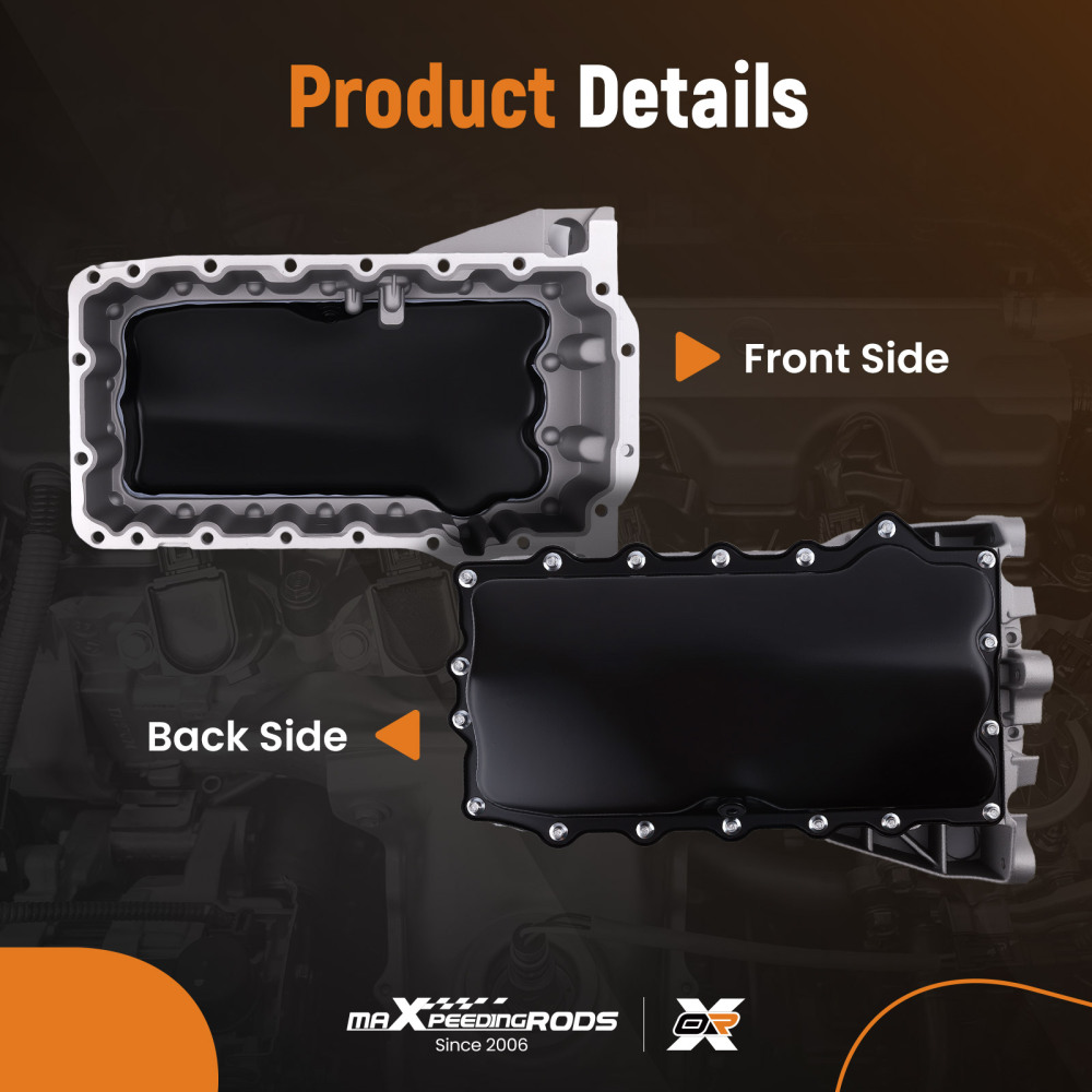 Engine Oil Pan compatible for VW Golf Jetta New Beetle 2002-2010 06A103601T