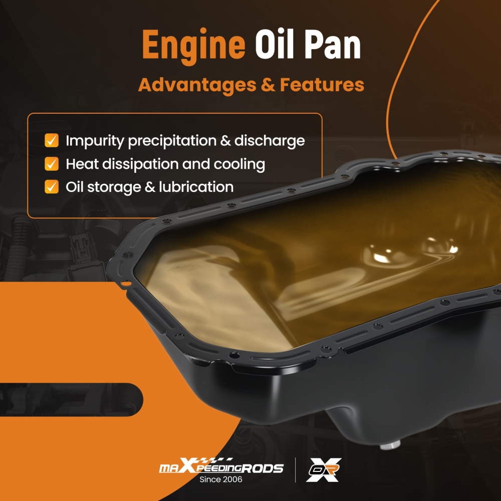 Engine Oil Pan compatible for Audi A1 A3 1.2 TFSI/TSI 2010-2015 03C103601BH Steel