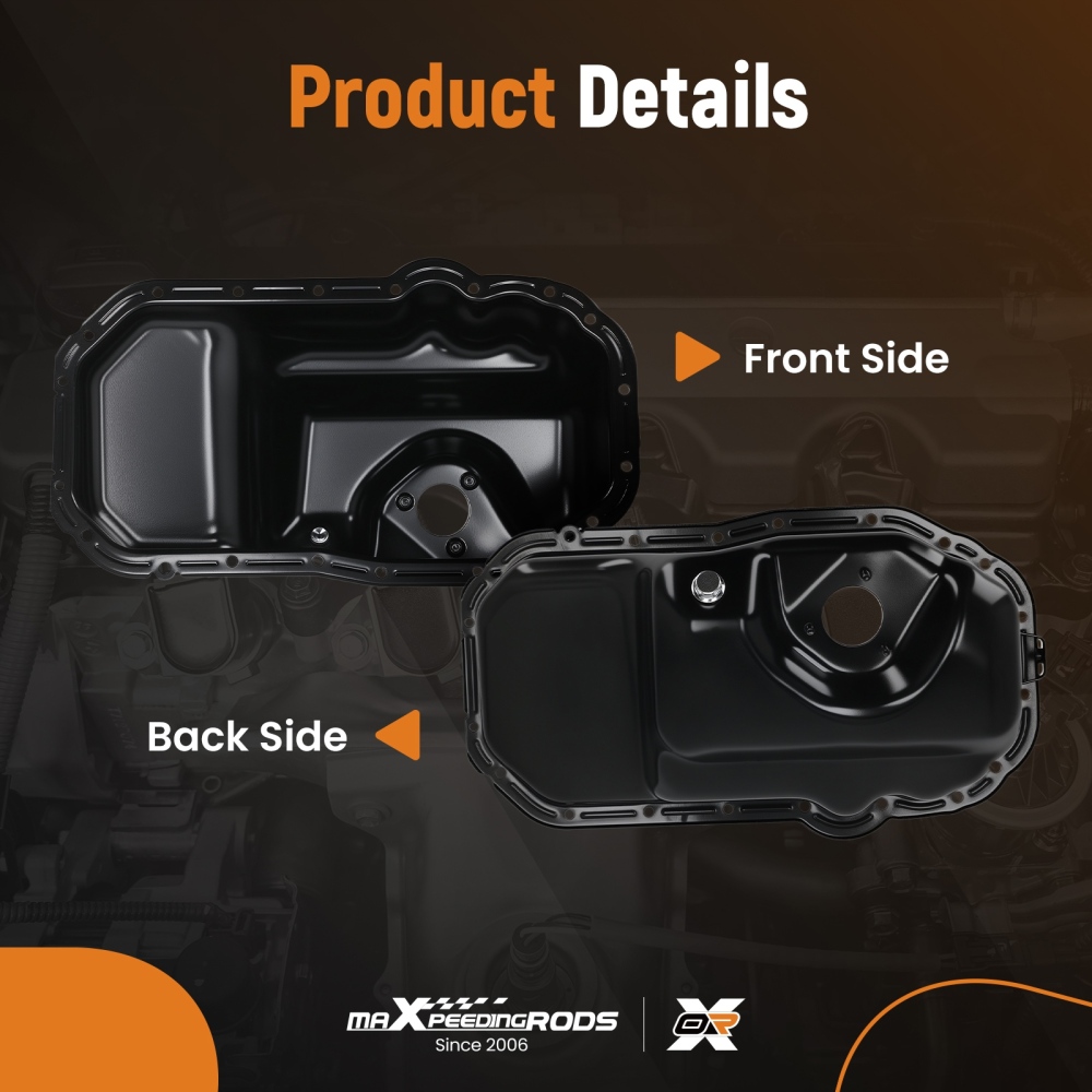 Engine Oil Pan compatible for Audi A1 A3 1.2 TFSI/TSI 2010-2015 03C103601BH Steel