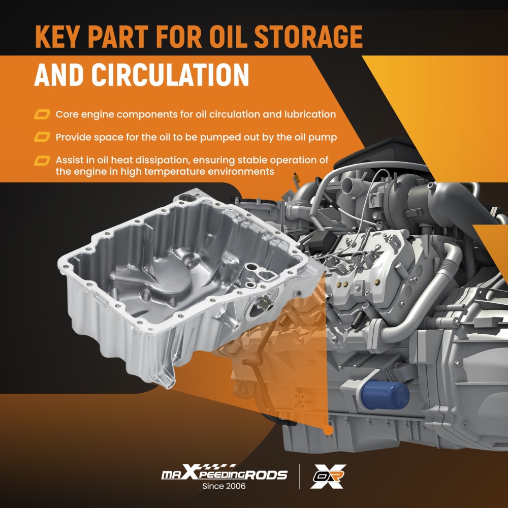 Nuovo Motore coppa olio compatibile per Skoda Citigo NF1 compatibile per Seat Mii KE1 KF1 2011-19 Alluminio