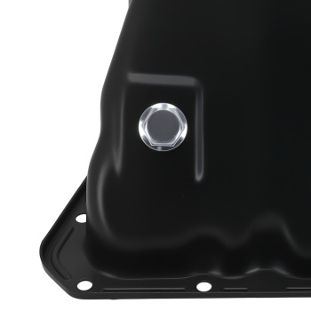 Black Engine Oil Pan compatible for Smart Cabrio 450 2000-2004 V30-1800 Steel