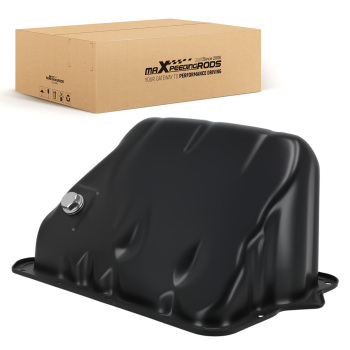 Black Engine Oil Pan compatible for Smart Cabrio 450 2000-2004 V30-1800 Steel
