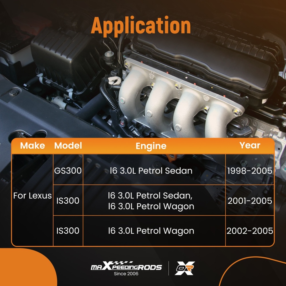 Engine Oil Assembly compatible for Lexus GS300 IS300 3.0L 1998-2005 12102-46040 Steel Fit