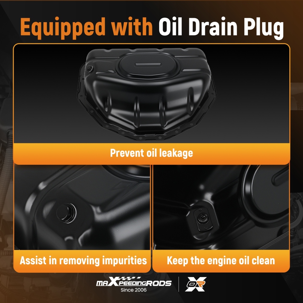 Engine Oil Assembly compatible for Lexus GS300 IS300 3.0L 1998-2005 12102-46040 Steel Fit