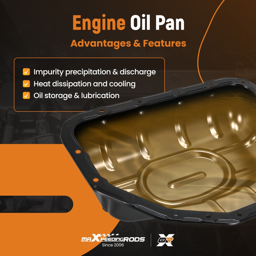 Engine Oil Assembly compatible for Lexus GS300 IS300 3.0L 1998-2005 12102-46040 Steel Fit