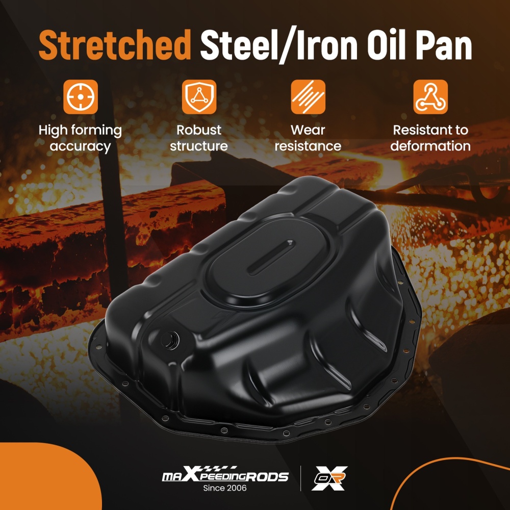 Engine Oil Assembly compatible for Lexus GS300 IS300 3.0L 1998-2005 12102-46040 Steel Fit