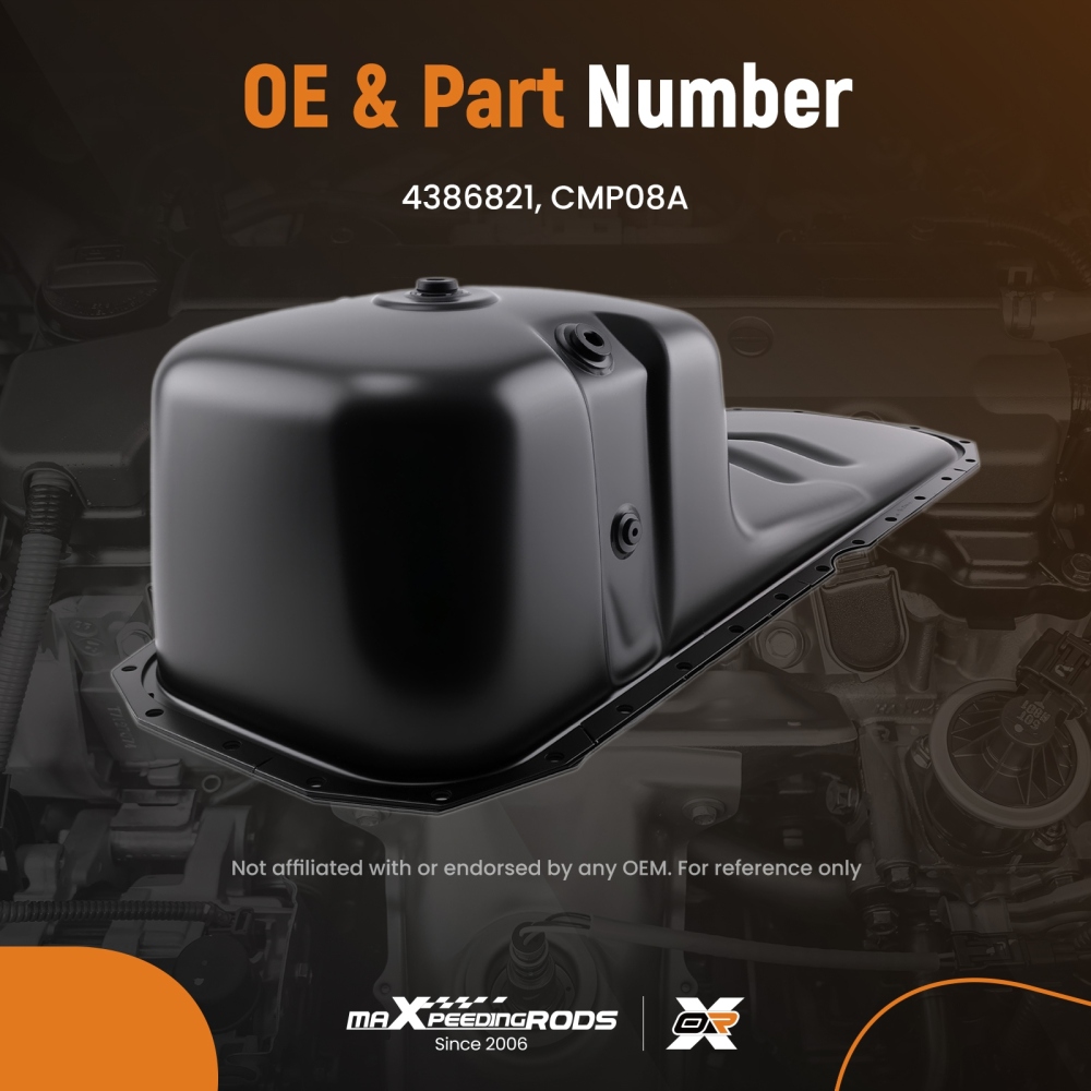 Engine Oil Base compatible for Cummins ISX15 Diesel Truck 4386821 CMP08A Steel Material