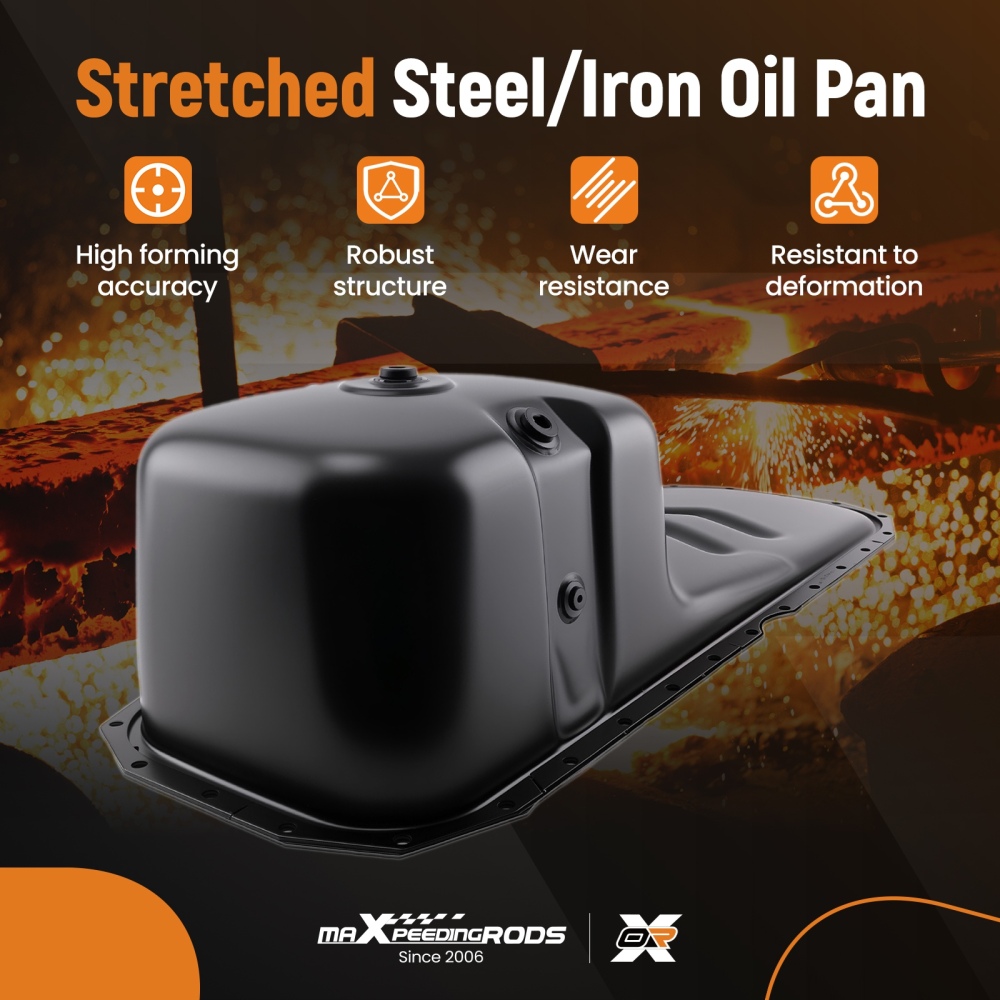 Engine Oil Base compatible for Cummins ISX15 Diesel Truck 4386821 CMP08A Steel Material