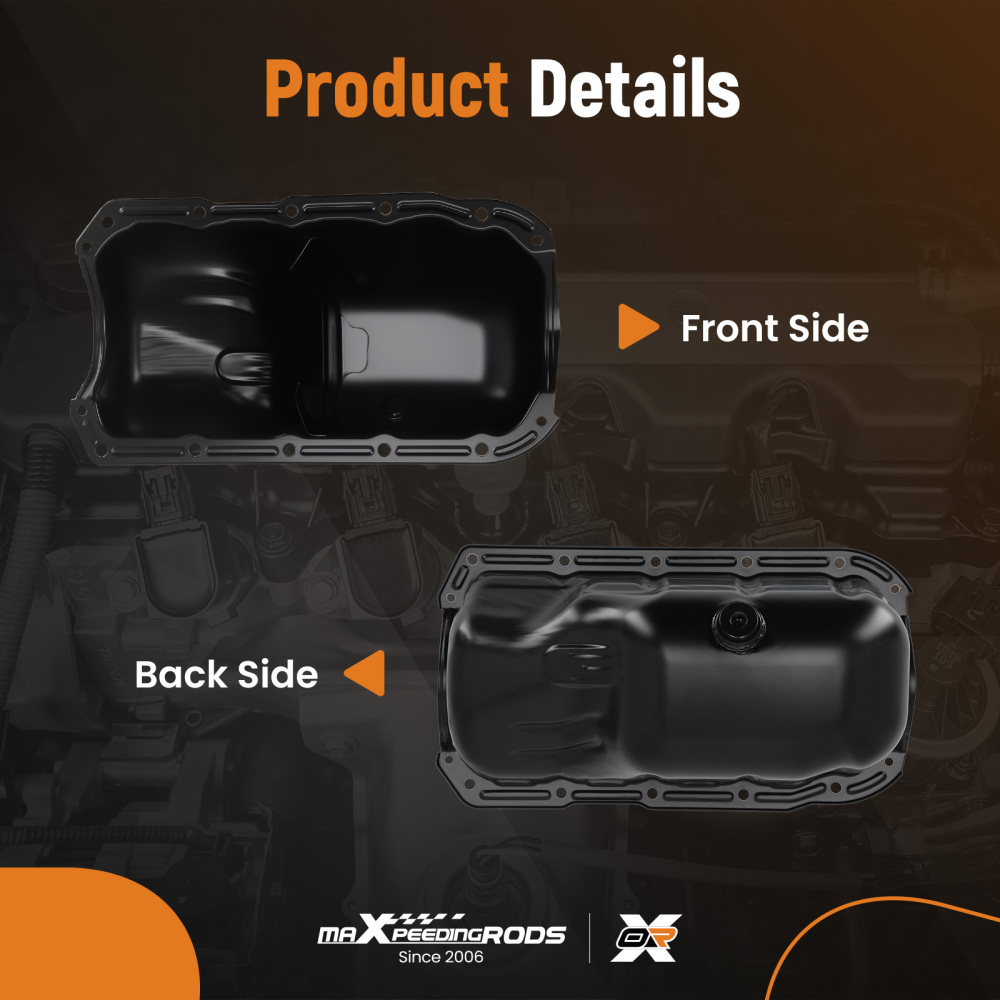 Engine Oil Sump Pan compatible for Fiat 500 C 312 1.2 51kW 2009-2015 V24-0316