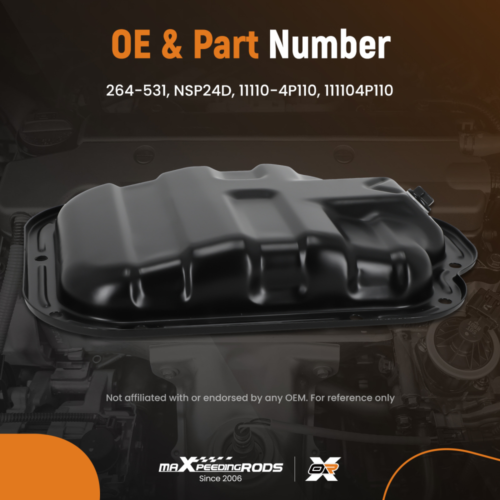 Engine Oil Base Pan compatible for Infiniti G35 FX35 M35 350Z V6 11110-4P110