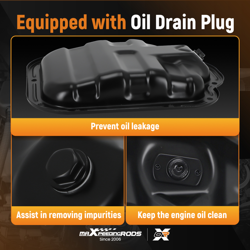 Engine Oil Base Pan compatible for Infiniti G35 FX35 M35 350Z V6 11110-4P110