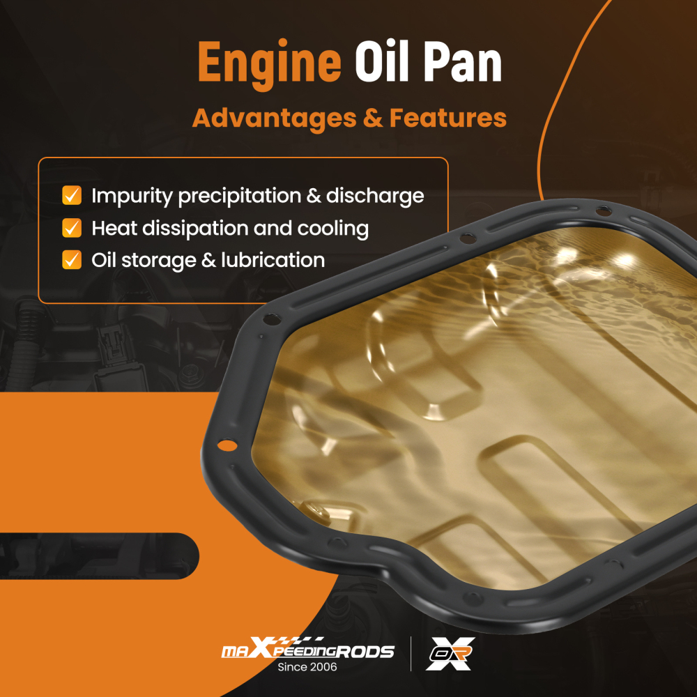 Engine Oil Base Pan compatible for Infiniti G35 FX35 M35 350Z V6 11110-4P110