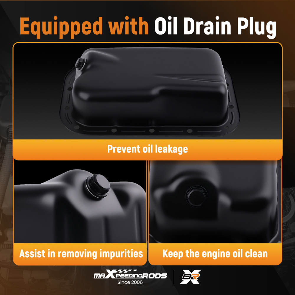 Lower Engine Oil Pan compatible for Chrysler 300 3.6L 11-16 compatible for Dodge Challenger Charger 3.6L