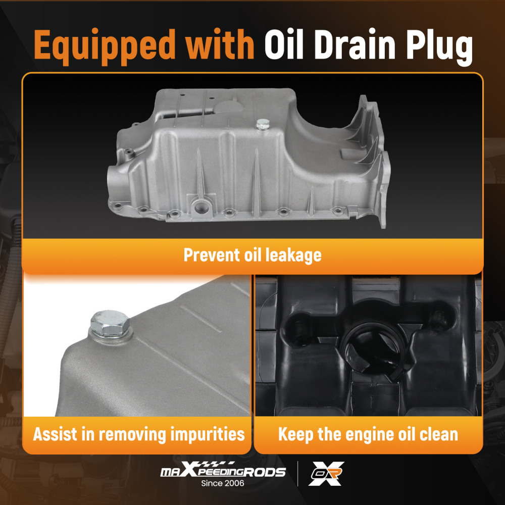 Engine Oil Pan for Chevrolet Cruze 1.8L L4 Sedan 2012-2014 25194722 55355007	