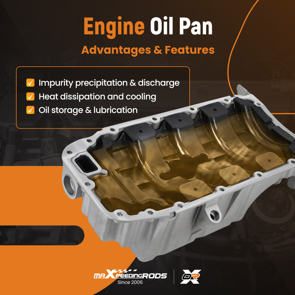 Engine Oil Pan for Chevrolet Cruze 1.8L L4 Sedan 2012-2014 25194722 55355007	