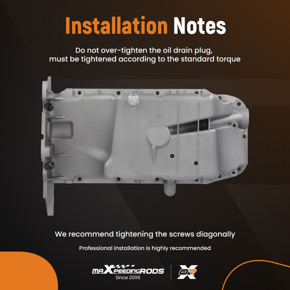 Engine Oil Pan for Chevrolet Cruze 1.8L L4 Sedan 2012-2014 25194722 55355007	