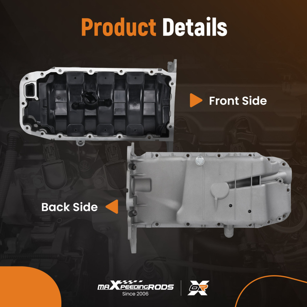 Vaschetta Dellolio compatibile per Chevrolet Sonic Trax 1.8L 2012-2017 264-459 Alluminio