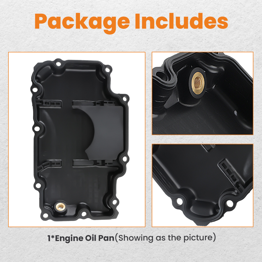 New Engine Oil Pan Lower compatible for Infiniti Q50 Q60 2017-2022 3.0L V6 RWD 111105CA2A