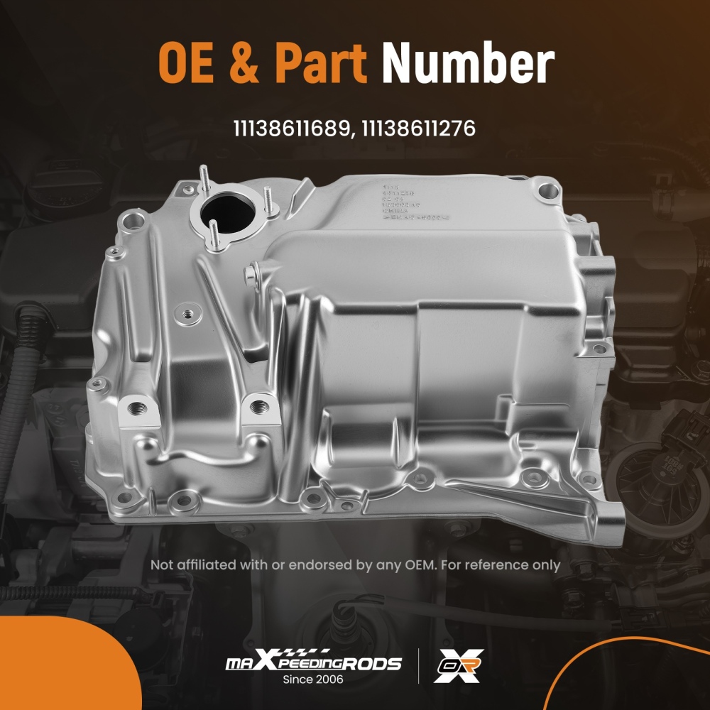 Aluminum Oil Pan compatible for BMW 2 X1 X2 Mini F54 F55 F57 F60 11138611689