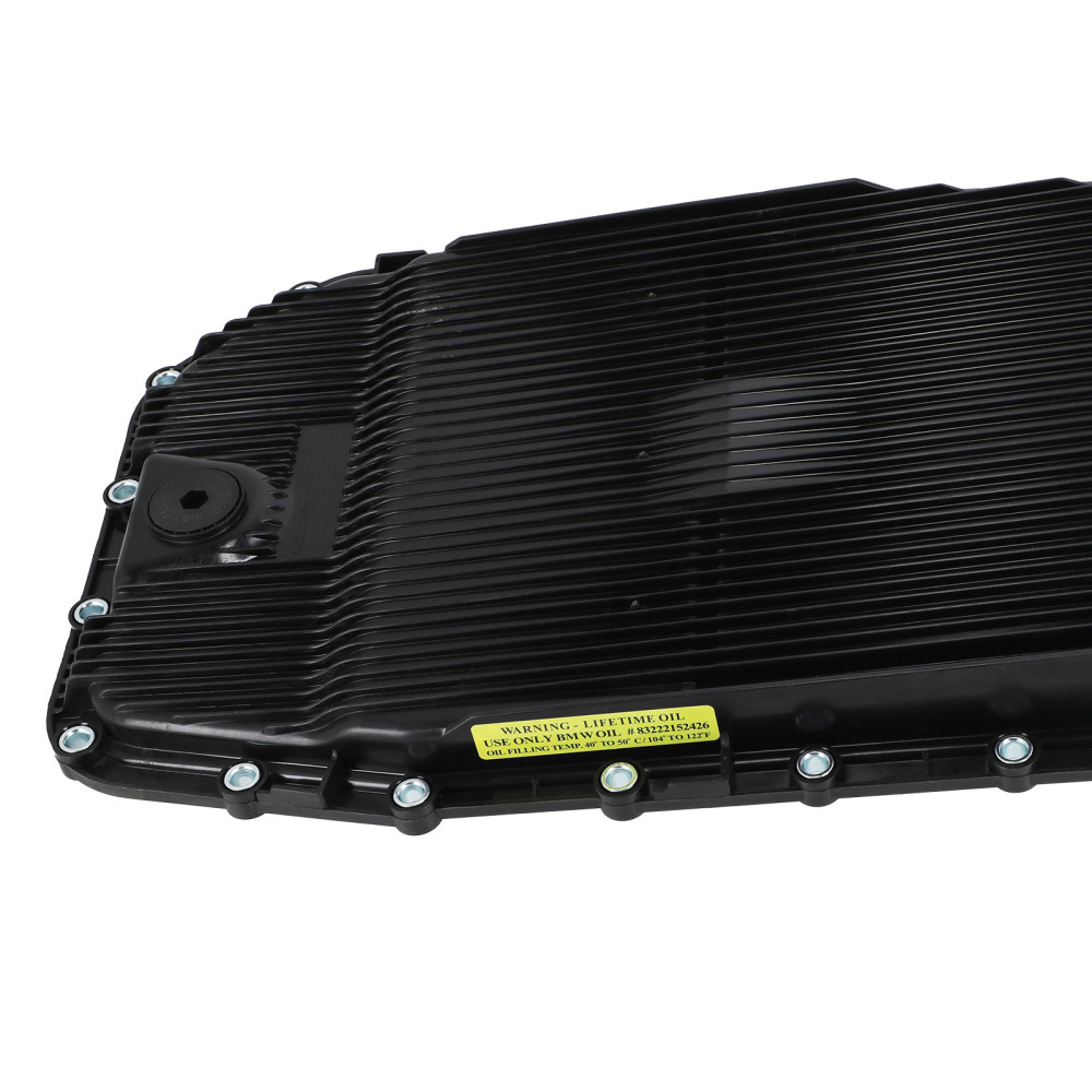 New Transmission Oil Pan w/ Gasket Bolt O-ring Adaptor compatible for BMW Land Rover Jaguar