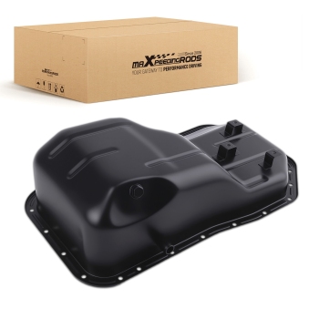 Engine Oil Pan Assembly compatible for Mitsubishi L200 2.5 Diesel MD328017 96-07 Black