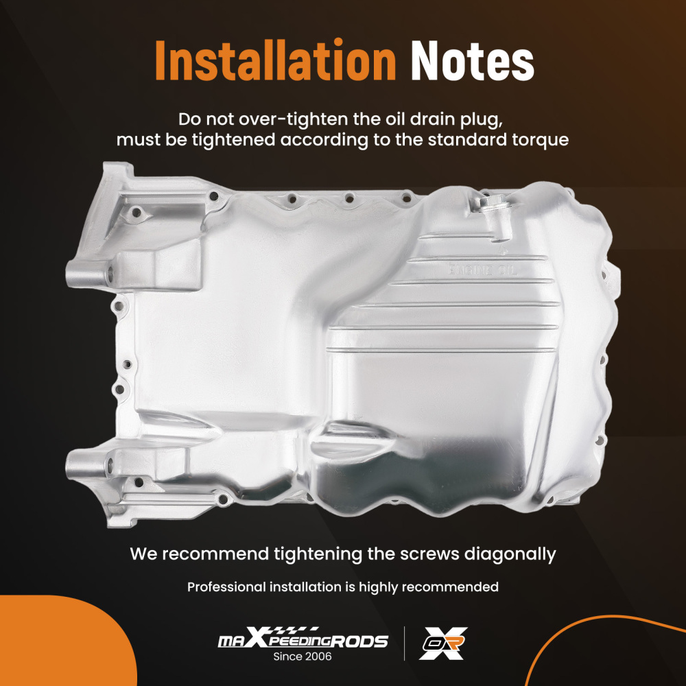 1x New Aluminum Engine Oil Pan compatible for Acura CL 3.0L 1997-1999 11200-P8F-A00