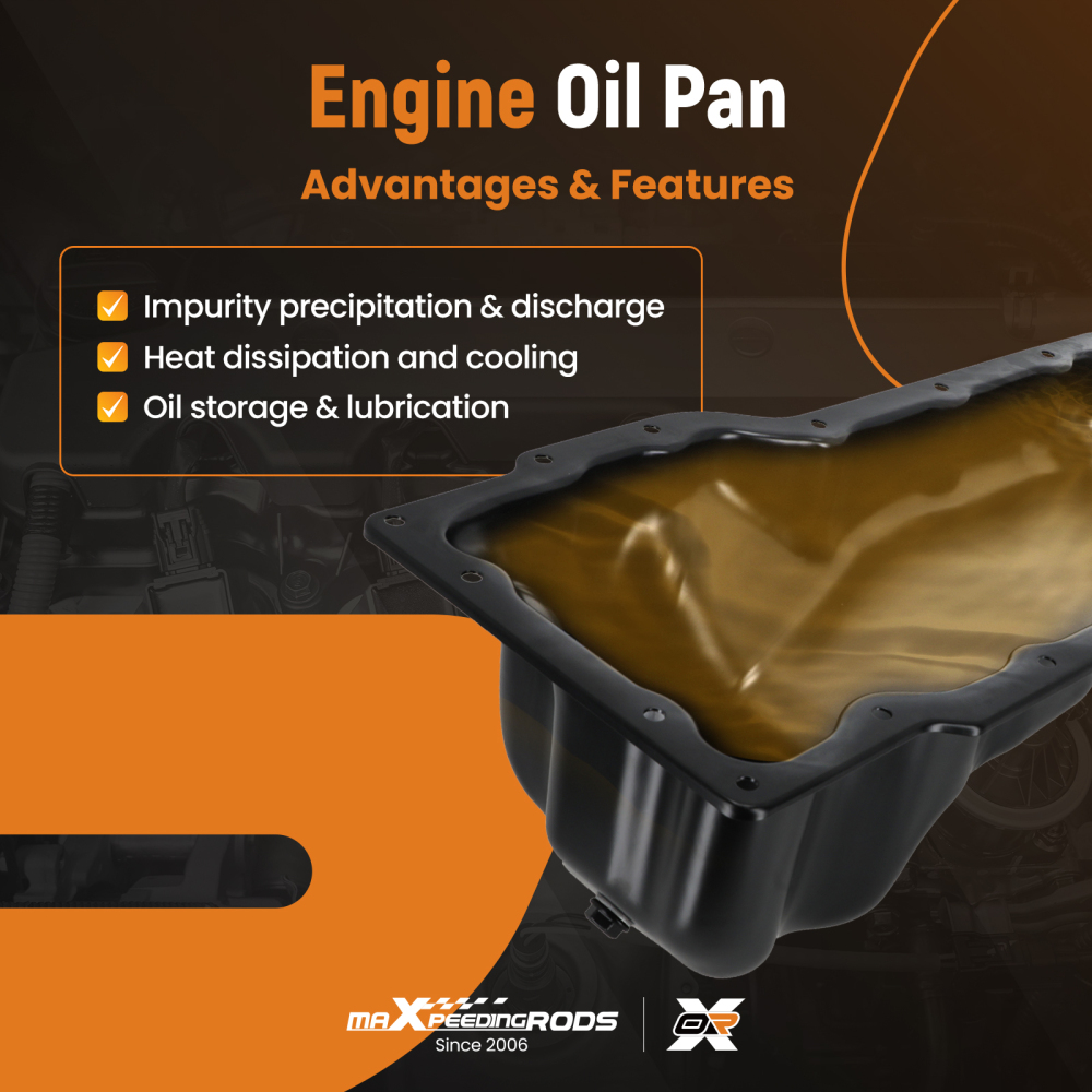 Engine Oil Collection Assembly compatible for Ram 1500 V8 4.7L 2011-2013 264-244 Steel