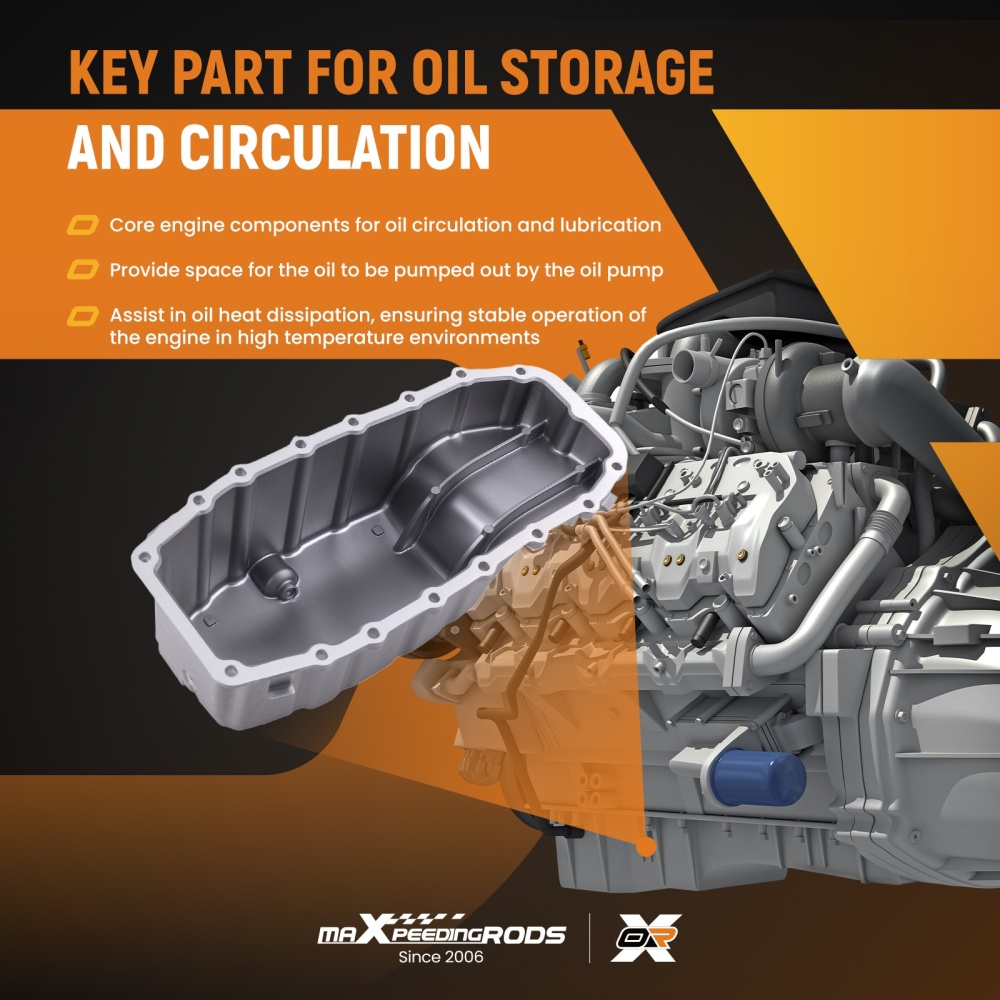 Engine Oil Pan compatible for Alfa Romeo Giulietta 940 1.4TB 2010-2018 55192293 Direct Fit