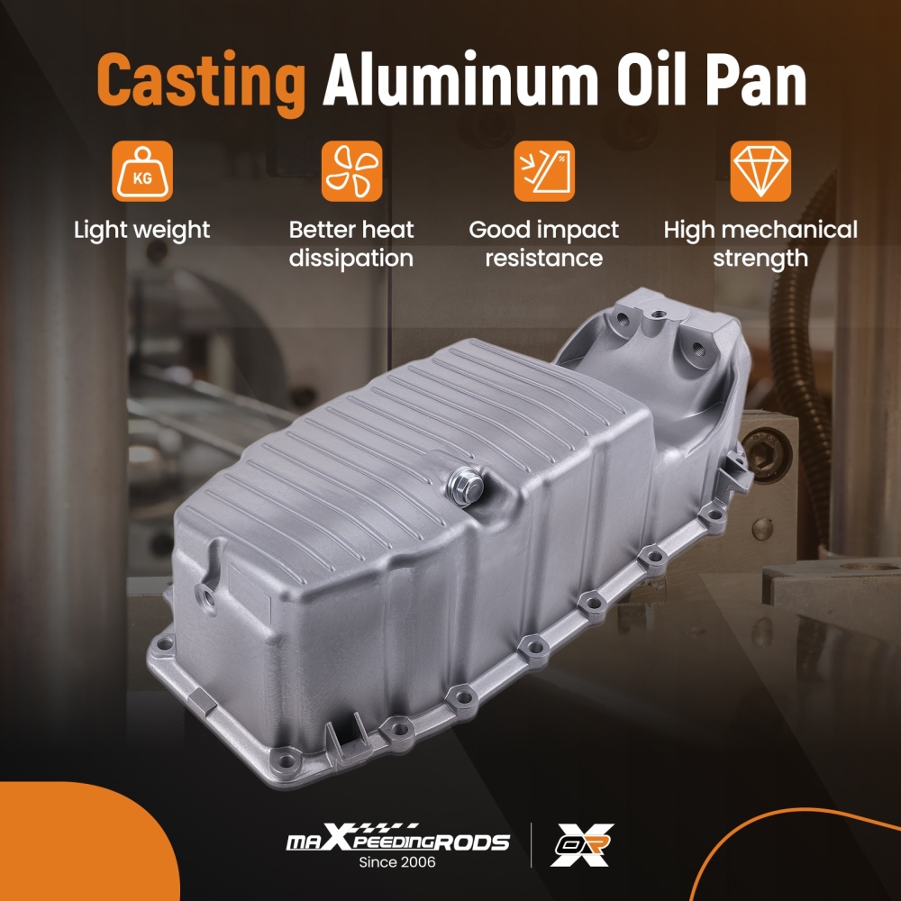 Coppa dellolio compatibile per Alfa Romeo Giulietta Mito 1.4 TB 2008-18 55192293 Alluminio