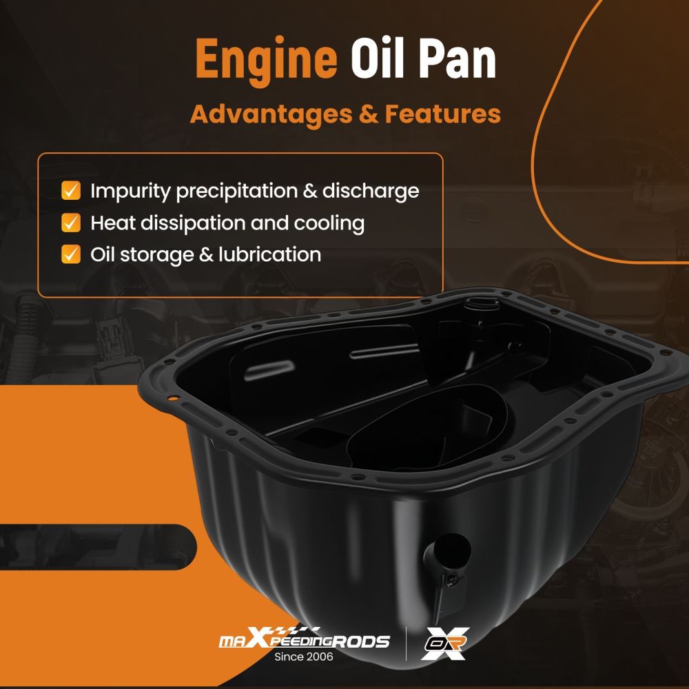 1x New Engine Oil Pan compatible for Subaru Baja compatible for Forester Legacy 2.5L 2000-2005 11109AA110
