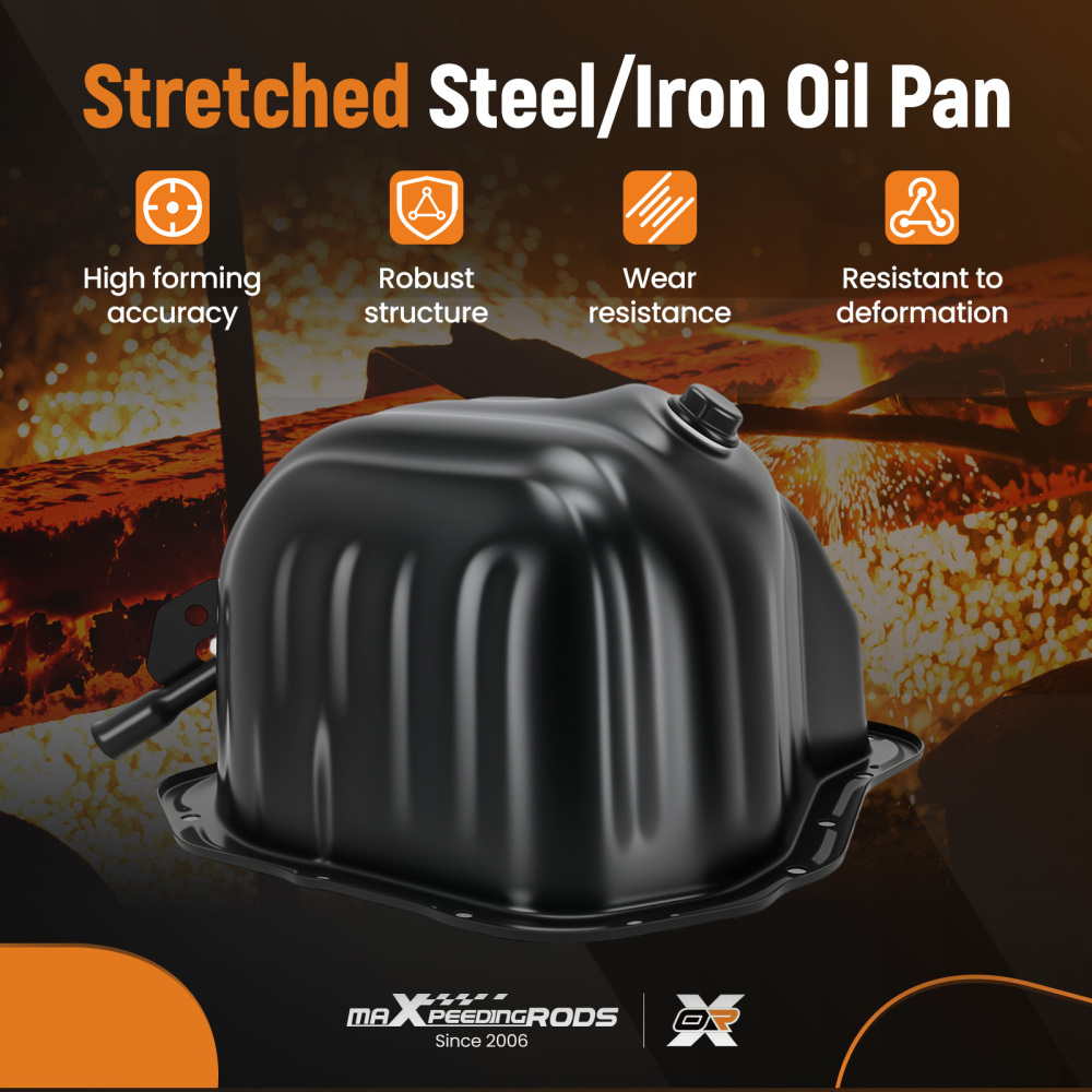 1x New Engine Oil Pan compatible for Subaru Baja compatible for Forester Legacy 2.5L 2000-2005 11109AA110