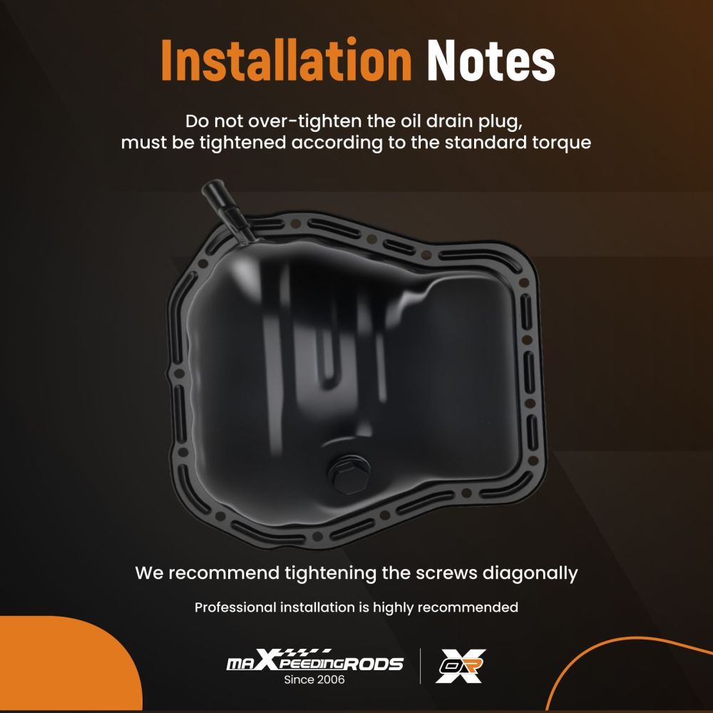 1x New Engine Oil Pan compatible for Subaru Baja compatible for Forester Legacy 2.5L 2000-2005 11109AA110
