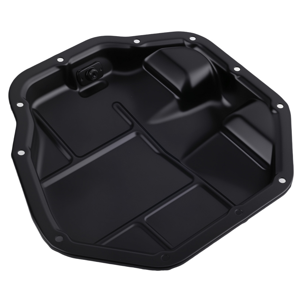 Engine Oil Pan Assembly compatible for Nissan Qashqai 2.0L 07-13 264-536 Steel Black