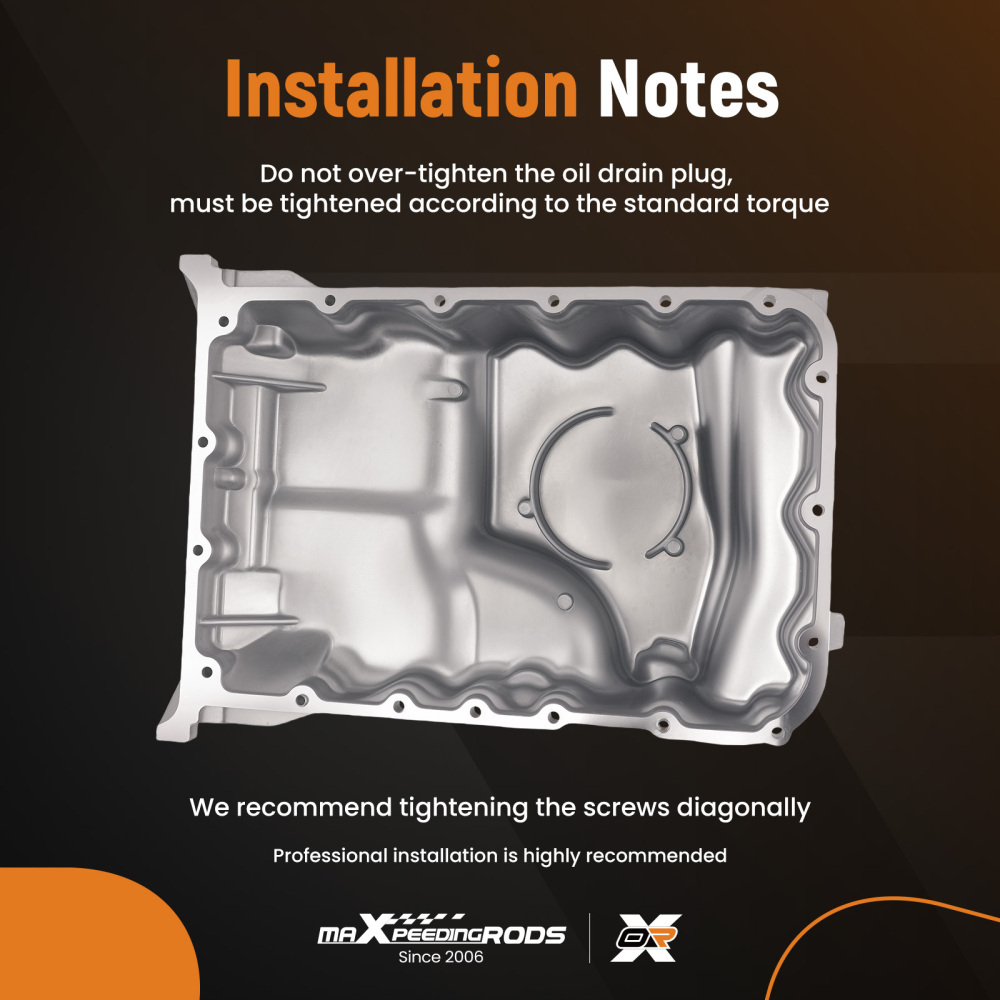 Aluminum Engine Oil Pan compatible for Acura TL 3.2L 2004-2006 11200-RDA-A00 264-379 V6