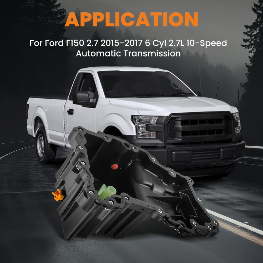 Engine Oil Pan Kit W/ Gasket For2015-18 compatible for Ford F150 2.7L V6 FL3Z-6675C 264336