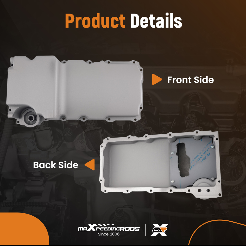 Aluminum Cast Oil Sump for LS Gen IV LS2 LS3 6.0L 6.2L Muscle Car 302-1