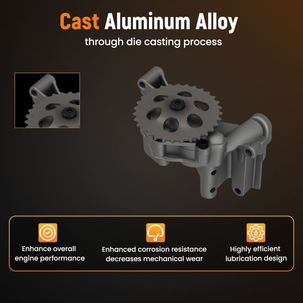 Oil Pump compatible for VW Golf MK4 MK5 compatible for Audi A3 A4 TT 1.8T 06A115105B 1994-2013