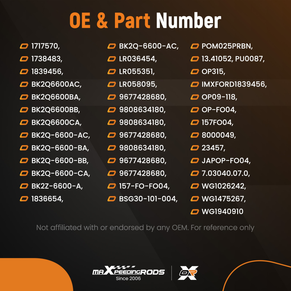 Oil Pump compatible for Ford Transit MK6 Custom V362 BK2Q6600AC Engine Parts 2012-2019