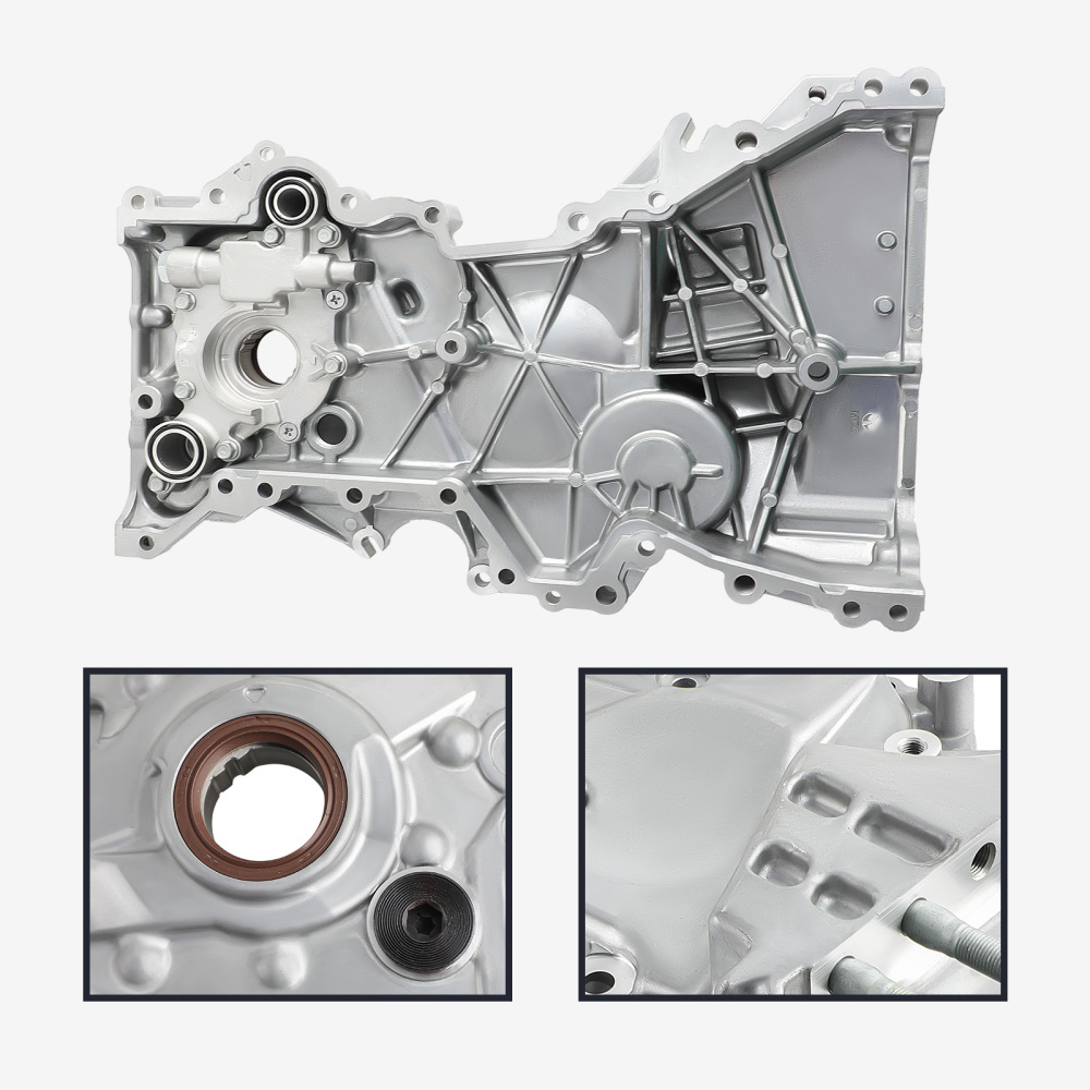 Timing Chain Cover Oil Pump For 2019-2014 compatible for Kia Soul 2.0L 213502E310, 213502E330