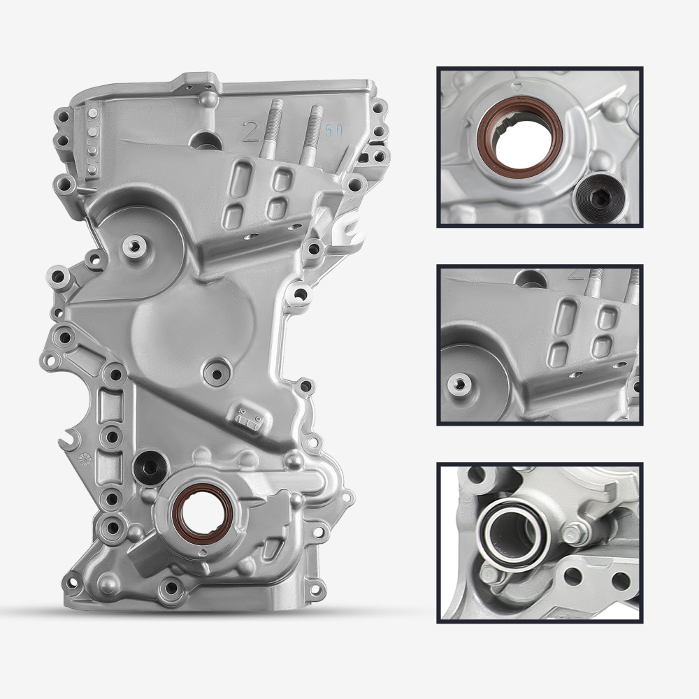 Timing Chain Cover Oil Pump For 2019-2014 compatible for Kia Soul 2.0L 213502E310, 213502E330
