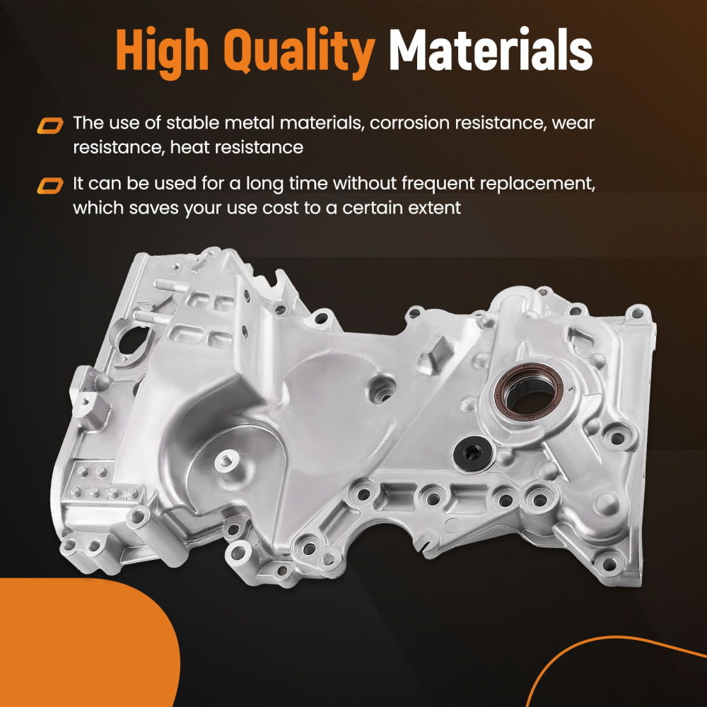 Engine Oil Pump Timing Chain Cover For 2017-20 compatible for Hyundai Elantra 2.0L21350-2E740