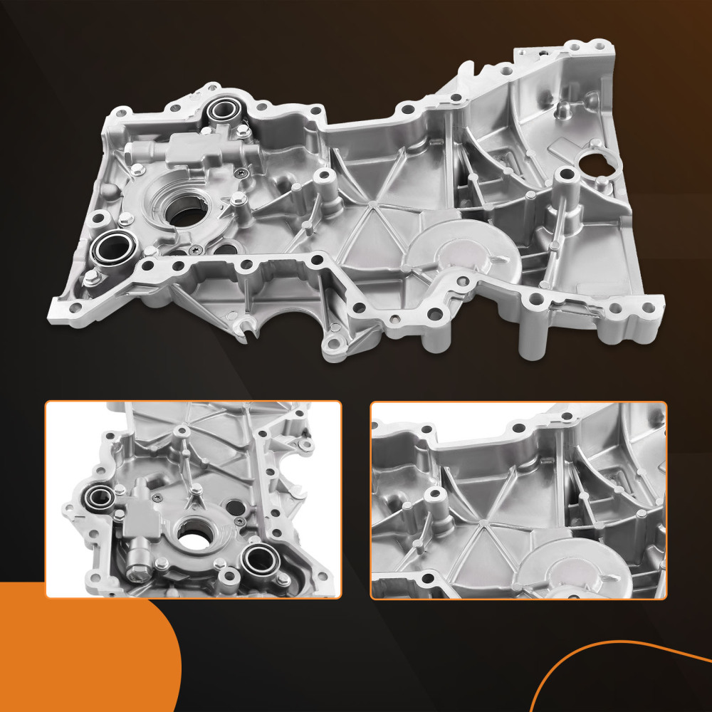 Engine Oil Pump Timing Chain Cover For 2017-20 compatible for Hyundai Elantra 2.0L21350-2E740