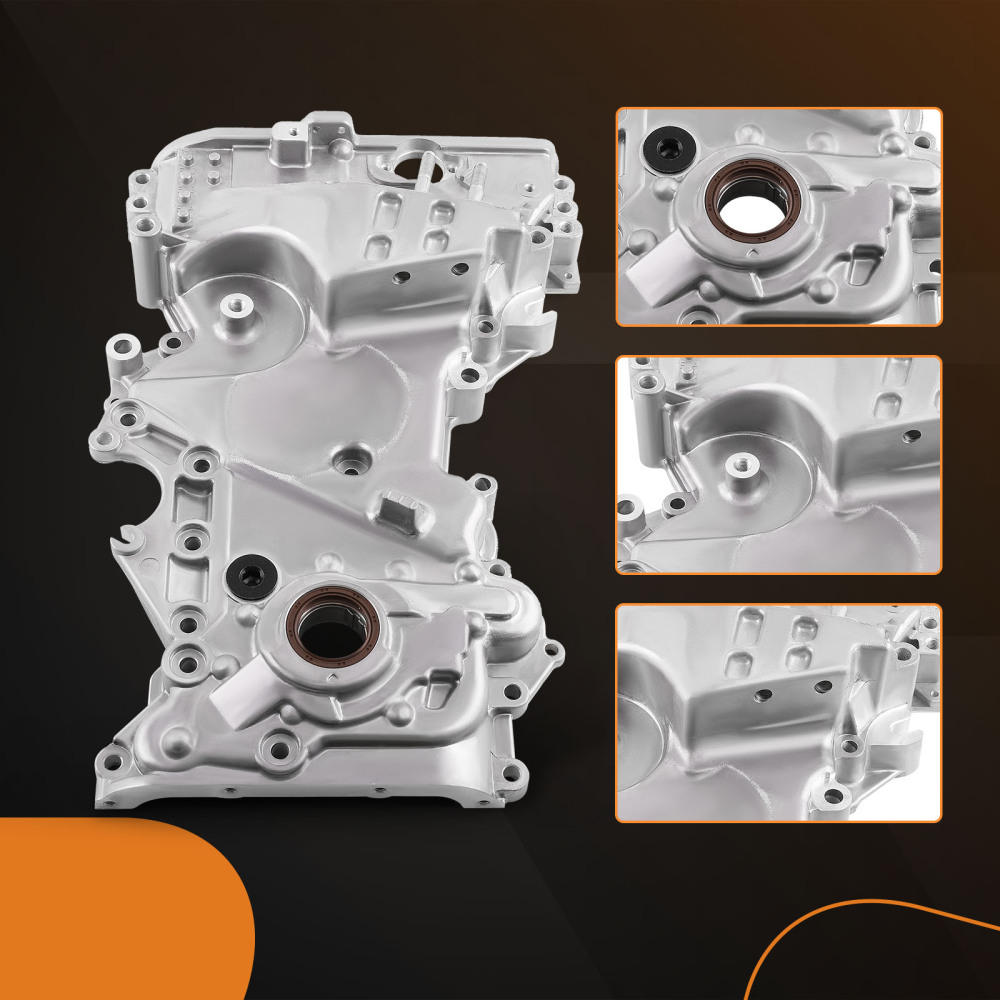 Engine Oil Pump Timing Chain Cover For 2017-20 compatible for Hyundai Elantra 2.0L21350-2E740