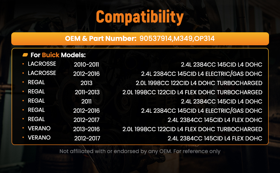 Engine Oil Pump compatible for Chevrolet Equinox GMC Terrain 2.4L 2010-2017 90537914 M349