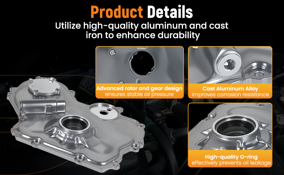 Engine Oil Pump compatible for Chevrolet Equinox GMC Terrain 2.4L 2010-2017 90537914 M349