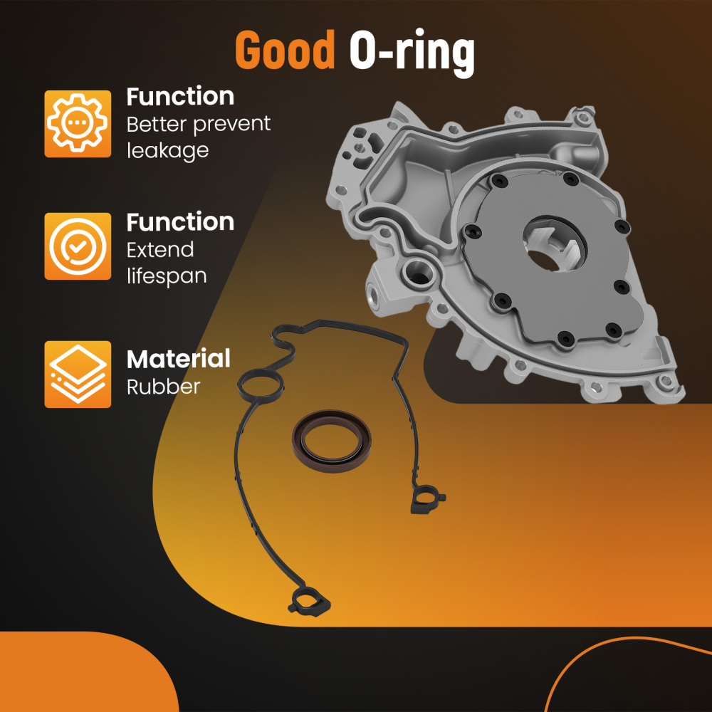 Pompa olio motore compatibile per Citroën C5 III C6 compatibile per Peugeot 407 2.7 HDi LR002465 LR007131