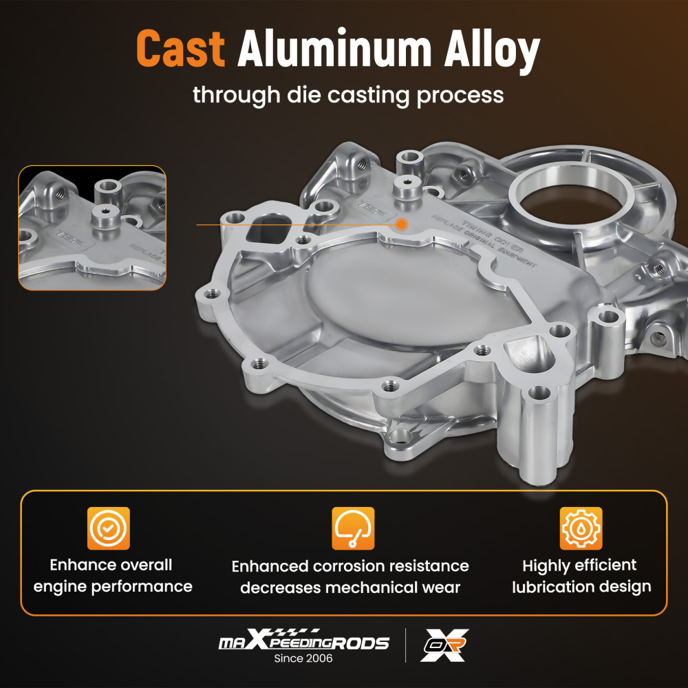 Timing Chain Cover compatible for Ford Mustang Capri 302 5.0L 1979-1985 D7AE6059A