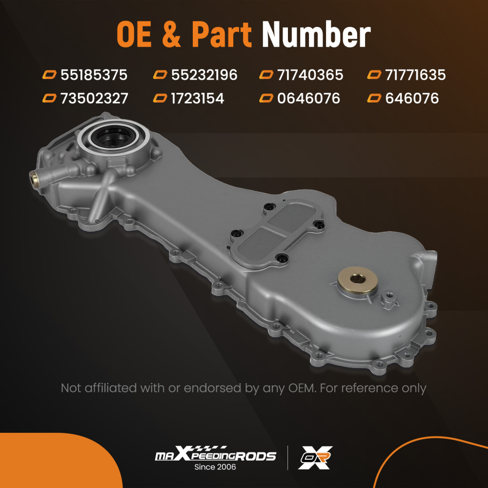 Oil Pump compatible for Fiat Panda Panel Van 169 2004-2011 compatible for FWD AWD Diesel 55185375