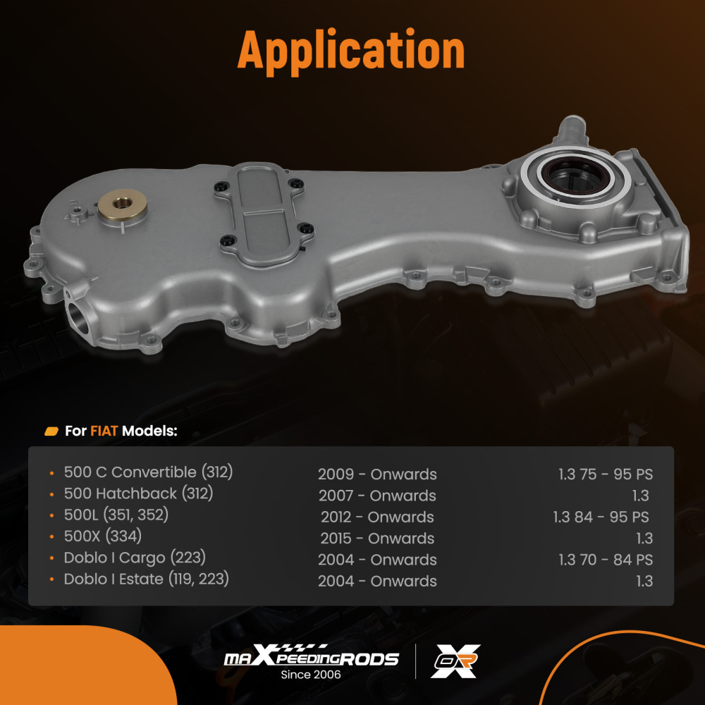 Oil Pump compatible for Fiat Panda Panel Van 169 2004-2011 compatible for FWD AWD Diesel 55185375