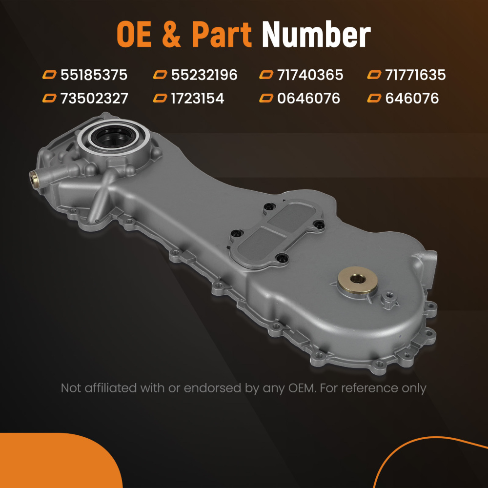 Engine Oil Pump compatible for FIAT 500 1.3L Hatchback 2007-2023 55185375 71740365
